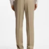 Three-piece slim-fit suit in virgin-wool serge Three-piece slim-fit suit in virgin-wool serge