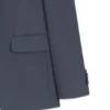 Three-piece slim-fit suit with zip waistcoat Three-piece slim-fit suit with zip waistcoat