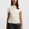 Tonal-artwork slim-fit T-shirt in mercerised cotton