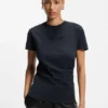 Tonal-artwork slim-fit T-shirt in mercerised cotton