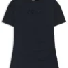 Tonal-artwork slim-fit T-shirt in mercerised cotton