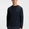 Tonal-artwork T-shirt in interlock cotton