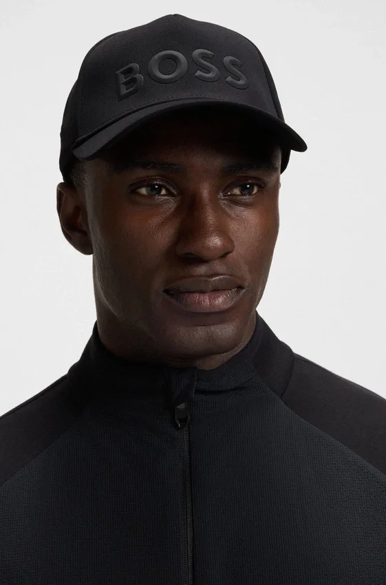 Tonal-logo cap in mesh piqué Tonal-logo cap in mesh piqué
