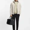 Tonal-logo sweatshirt in stretch cotton
