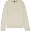 Tonal-logo sweatshirt in stretch cotton