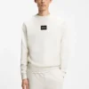 Tortoise-logo sweatshirt in cotton terry
