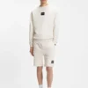 Tortoise-logo sweatshirt in cotton terry