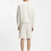 Tortoise-logo sweatshirt in cotton terry