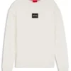 Tortoise-logo sweatshirt in cotton terry