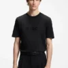 Tortoise-logo T-shirt in cotton jersey