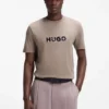 Tortoise-logo T-shirt in cotton jersey