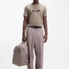 Tortoise-logo T-shirt in cotton jersey