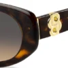 Tortoiseshell-acetate sunglasses with Double B monogram