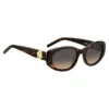 Tortoiseshell-acetate sunglasses with Double B monogram