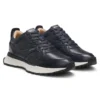 Trainers in burnished leather