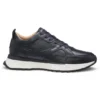 Trainers in burnished leather