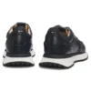 Trainers in burnished leather