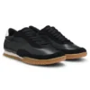 Trainers in suede and leather