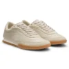 Trainers in suede and leather