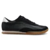 Trainers in suede and leather