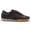 Trainers in suede and leather