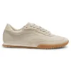 Trainers in suede and leather