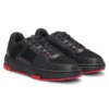 Trainers with mesh and faux leather