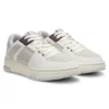 Trainers with mesh and faux leather