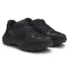 Trainers with mesh and faux leather