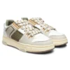 Trainers with mesh and faux leather