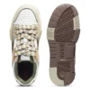 Trainers with mesh and faux leather
