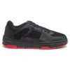 Trainers with mesh and faux leather