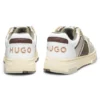 Trainers with mesh and faux leather
