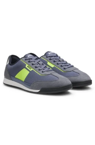 Trainers with mesh detailing