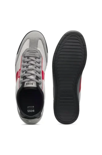 Trainers with mesh detailing