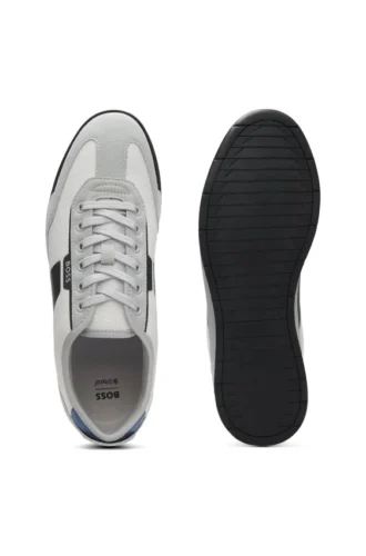 Trainers with mesh detailing