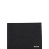 Trifold wallet with monogram pattern