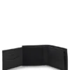 Trifold wallet with monogram pattern