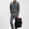 Twill backpack with Double B monogram