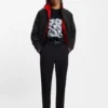 Twill bomber jacket with buttoned stand collar Twill bomber jacket with buttoned stand collar
