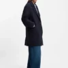 Twill coat in a blazer style
