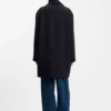 Twill coat in a blazer style