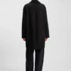 Twill coat in a blazer style