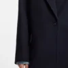 Twill coat in a blazer style