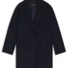 Twill coat in a blazer style