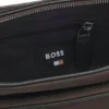Twill crossbody bag with Double B monogram