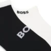 Two-pack ankle socks in soft bamboo blend