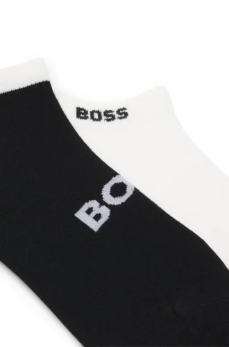 Two-pack ankle socks in soft bamboo blend