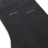 Two-pack dress socks in soft, compact cotton