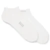 Two-pack of ankle socks in a bamboo blend